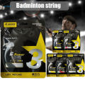 cube Badminton Training Racket String Line Black Badminton Sports Accessories Badminton Racket String Line Badminton Black White Red Pink Fluorescent Yellow Amber Yellow. 