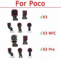 Rear Front Camera For Xiaomi Mi Poco X3 NFC Pro Backside Facing Frontal Selfie Back Camera Module Replacement Parts. 