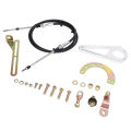 Hard Column Shift Linkage Kit High Strength Transmission Column Shift Linkage Kit Perfect Shift Performance for 2004R 4L60 4L80E Transmission. 