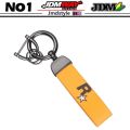 JDM Key Holder Yellow Color Leather Car Racing Keyfob Game GTA Auto 5 Keychain For Fans Key Chains Key Ring. 