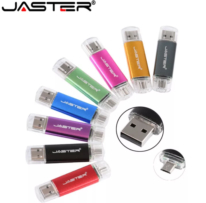 3 in 1 USB flash drive OTG High Speed Pen Drive 64GB  TYPE-C Adapter Gift 16GB 8GB Micro USB stick Red External Storage