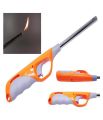 Adjustable Flame Refillable Long Gas Lighter Gun for Kitchen Gas Stove Matchless Candle Fireplace Barbecue Incense Cooking Stoves Electric Gas Lighter Electric Kitchen Stove Lighter Flame Torch Lighter Flame Gun Kitchen Lighter. 