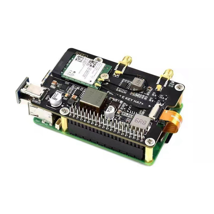 For%205%20PCIe%20to%20M.2%20E%20KEY%20with%20PoE%20HAT+%20Supports%20NGFF%20Wireless%20Network%20Card/Bluetooth%20for%20RPI%205%20-%20Image%207