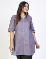 Spring & Summer ¾ Sleeves Kurtha with Contrasting Piping. 
