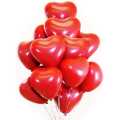 Heart Shape Red Balloon (10) Packet Anniversary Happy Birthday Party Wedding Decoration Heart Balloon. 