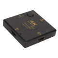 HD Multimedia Interface Switch 3 in 1 Out 4K Support 3D Video Switcher Selector for PC Game Console TV Projector. 