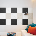 12 Pack Acoustic Panels, 12 X 12Inch Decorative Soundproofing Panels, Wall and Ceiling Acoustical Panels Black Easy to Use. 