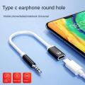 3.5mm Male To Type-c Female Headphone Aux Cable Converter Type-C To 3.5mm Jack Converter Earphone Audio Adapter Cable 1pcs. 