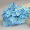 Diy Blue Artificial Hydrangea Flower Bendable Washable And Cleanable For Wedding Bouquet Flower Arrangement Home Table Decor. 