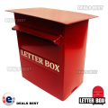 Letter Box Mail Box Post Box High Quality Wall Mounted - Dark Red. 