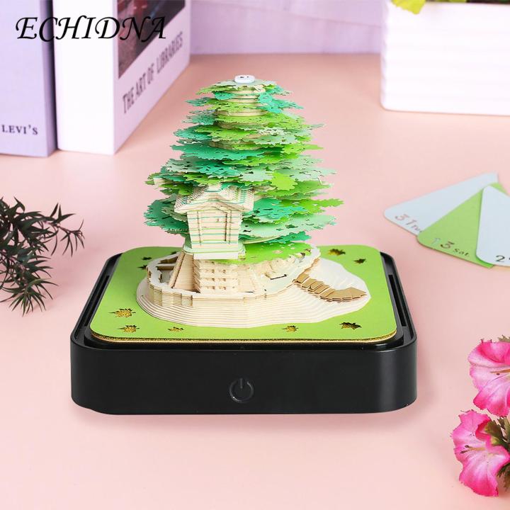 Multi-color%20Decorative%20Desk%20Calendar%203d%20House%20Sculpture%20Desk%20Calendar%202024%20with%20Led%20Lights%20Unique%20Art%20Craft%20for%20Home%20Decoration%20Paper%20Carving%20Desk%20Calendar%20-%20Image%205