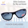 Sport sunglasses for men and women UV400 protection lens stylish driving and riding shades. 