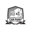 【Folio & Light】Auto Service Car Paint Wall Art Sticker Decal For Auto Garage Shop Decoration Removable A002143. 