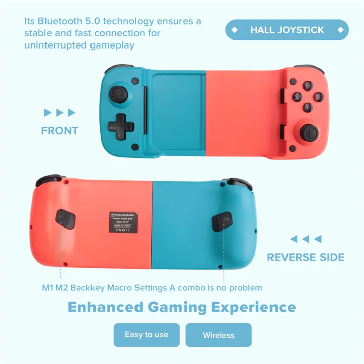 D3%20Stretchable%20Bluetooth%205.0%20Game%20Controller%20for%20Mobile%20Phone%20Android%20IOS%20Blue%20Red%20-%20Image%202