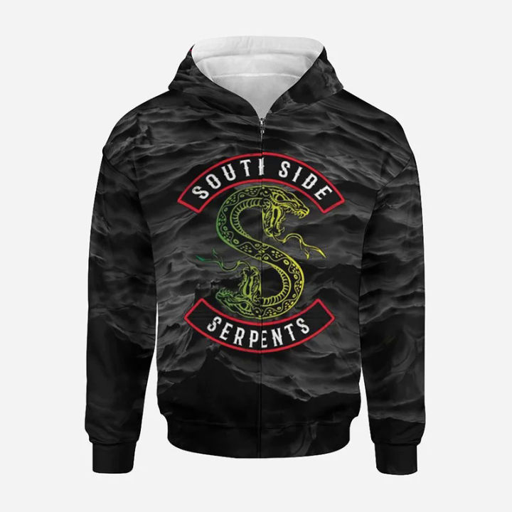 Riverdale%20TV%20Series%20Zip%20Up%20Hoodie%20Men%20Clothing%203D%20South%20Side%20Serpents%20Printed%20Hoodies%20Women%20Harajuku%20Fashion%20y2k%20Pullovers%20Hoody%20-%20Image%203