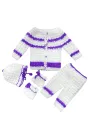 NEWBORN - 1 YEAR  Charming Wool Suite Set  Gift Pack  Baby Dress  Kids Cloths Baby Kit Newborn Dress Jacket Set. 