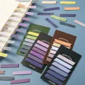 RHS Online 120 Sheets 6 Colors Morandi Gradient Color Sticky Notes Set Memo Pad Lable Sticker Bookmarks Notepad Sticky Index. 