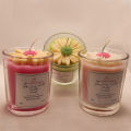 Luxury Scented Desi Candle in Glass Jar – Long Lasting Aromatherapy Wax Candle for Home and Gift Use. 