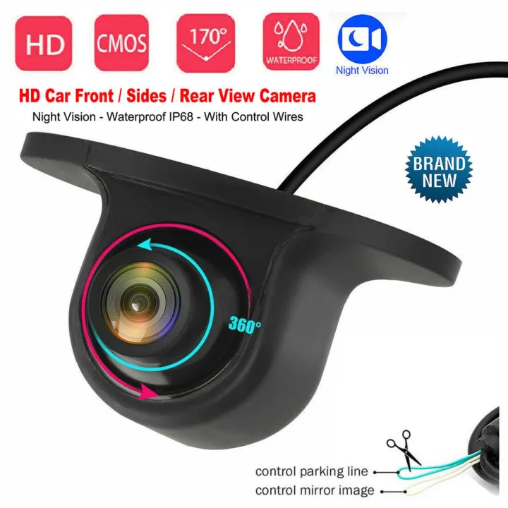 Night Vision Camera Camera 12V HD Night Vision Car Rear View CCD for ...
