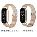 Mi Band 8 7 6 5 4 3 Strap for Xiaomi Smart Band 8 Bracelet NFC Global Version Leather Watch Band Mi 8 Wristband Miband 8 Correa. 