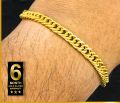 Gold Plated Miami Cuban Cut Bracelet Albert Long-Lasting Guaranteed with Free Gift Box RG-MB. 