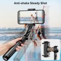 L19 Flexible Single Axis Stabilizer Wireless Remote Control Rotation Selfie Stick With Tripod Mobile Phone Gimbal. 
