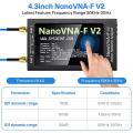3X NanoVNA-F V2 Vector Network Analyzer 50KHz-3GHz Antenna Analyzer HF VHF UHF VNA 4.3 Inch with 5000MAh. 