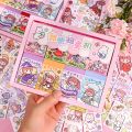 [New Products Ready Stock] Kawaii Girl Sticker Flakes For Scrapbook DIY Design Stationery Journal 400 Sheets Non-Repetitive Mini Doudoubook Small Pattern Cute Stickers Girls Handbook. 