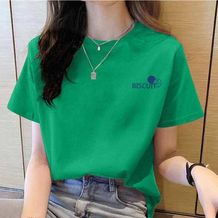 2023New Summer Cotton Short SleeveTWomen's Thin Casual