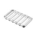 Sausage Mould 6 Grids Steamable Portable Stainless Steel Handmade Hot Dog Mold for Home. 