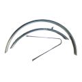 Bicycle Mudguard Steel Silver Finish Full Mudguard available in 20", 22", 24", 26", 27" sizes Bicycle Accessories. 