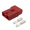 【7efc9af3】50Amp Plug for Anderson Style 12v 24v Carvan Charger Battery DC Power Connector replacement PC Adapter. 