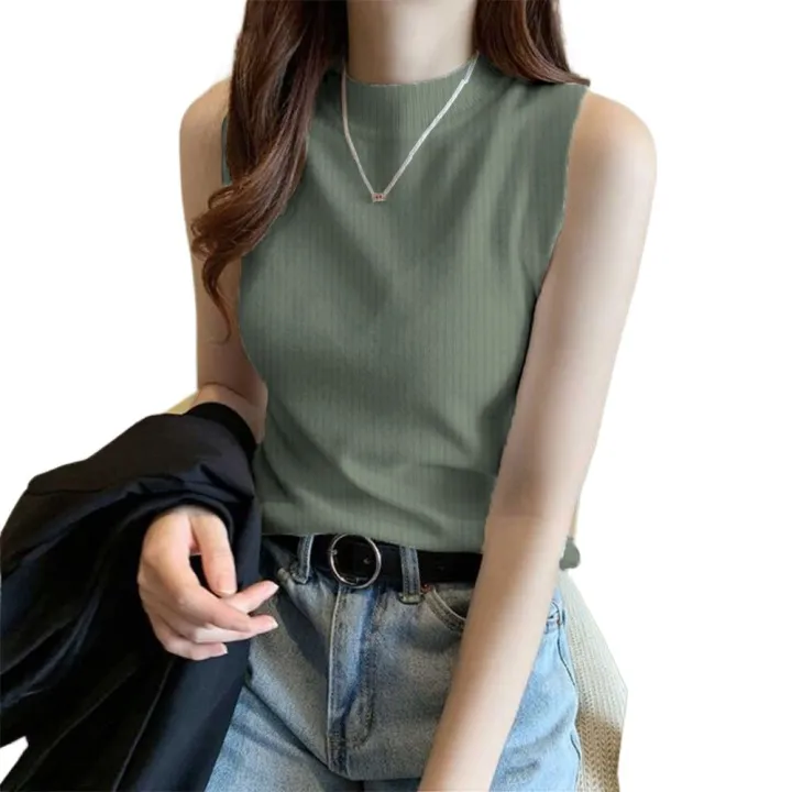 Women/%20Ladies%20/%20Girls%20Trending%20High%20Quality%20Cotton%20Fabric,%20Turtle%20Neck,%20Casual%20Party%20Wear%20Sleeveless%20Turtle%20Neck%20Top%20%20Tight%20Tank%20Crop%20Top%20/%20T-Shirt/%20Short%20Blouse%20In%20White,%20Ash%20And%20Black%20Colors%20In%20S,%20M,%20L,%20Xl%20Free%20Sizes%20-%20Image%209