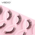 High Quality YSDO 3D Natural Reusable Soft Eye Lashes Half False Fake Makeup Eye Lashes 3 Pairs Set (Lowest Price Guarantee). 