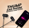 Wired Earphones with Mic – Super Bass Boost, HD Stereo Sound Quality, 3.5mm Audio Jack, Noise Isolation, Tangle-Free Cable – Black & White Earbuds. 