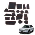 15Pcs Gate Slot Pad for Honda HRV HR-V Vezel 2021 2022 Accessories. 