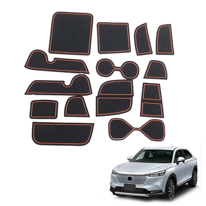 15Pcs%20Gate%20Slot%20Pad%20for%20Honda%20HRV%20HR-V%20Vezel%202021%202022%20Accessories%20-%20Image%203