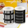 Railway Highway Road Tape 4 Rolls 4.8cmx5M Sticker Traffic Road Adhesive Masking Tape Road for Kids DIY Toy Car Play. 