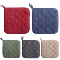 Pot Holders  Cotton Kitchen Everyday Basic Terry Pot Holder Heat Resistant  Pot Holder Hot Pads for Cooking and Baking of 5 colors. 