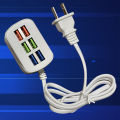 USB Power Extension Socket Wide Application 6 Ports USB US Plug Power Strip Board. 