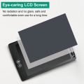 Tablet Gambar LCD 12 Inci Alas Tulis Digital Portabel Layar Warna-Warni LCD Alas Gambar Dapat Dihapus Sebagian Dengan Pena Stylus Biru. 