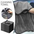 NEW 40*60CM Quick Absorbent Towel Pigtail Thick Ultra-fine Towel Kitchen Household Absorbent Cleaning Car Cleaning Towel Fiber I2E0. 