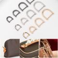 DIY Belt Handle Bag Strap Connector Shoulder Webbing Buckle Detachable Bag Loop D Ring Buckle Clasp Screw Rings Buckle. 