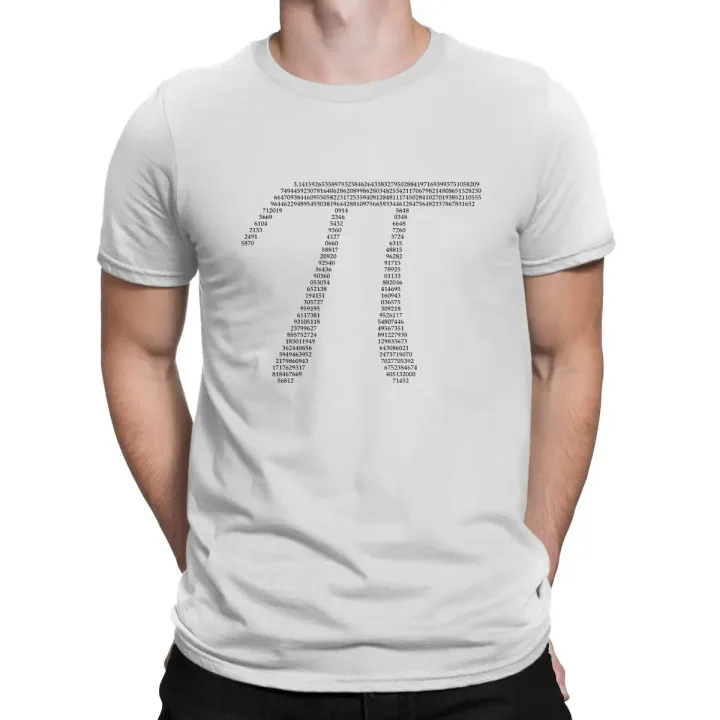 Number Design Black Men TShirt Math Mathematics Subject Meme Crewneck ...