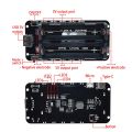 Two Voltage 18650 Lithium Battery Shield V8 Mobile Power Expansion Board Module 5V/3A 3V/1A Micro USB For Arduino ESP32 ESP8266. 