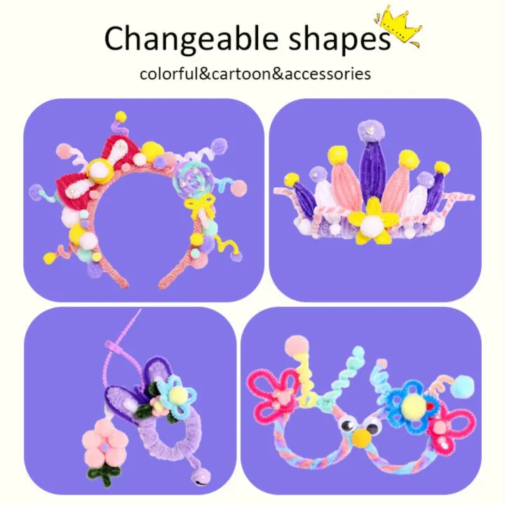 New%20Tulip%20Rose%20Macaron%20Color%20Fuzzy%20Wire%20Material%20Package%20Encrypted%20Fur%20Plush%20Strip%20Root%20Top%20Knitting%20Super%20Density%20DIY%20Flower%20Bouquet%20-%20Image%203