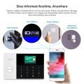 PGST PG 105 TUYA Security Alarm System WiFi Gsm RFID Home Burglar Security Alarm Home Kit Wired And Wireless Smart Life APP Control. 