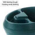 Lizard Water Dispenser Reptile Water Fountain Eco Friendly Automatic Circulation Waterfall Spout Dark Green for Bearded Dragon. 