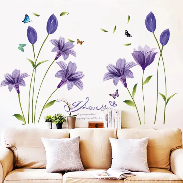 Lavender%20purple%20dream%20flower%20Beautiful%20Home%20Decoration%20animals%20tree%20bridge%20baby%20children%20cartoon%20bedroom%20room%20decor%20wall%20stickers%20removable%20kids%20nursery%20decal%20sticker%20Wall%20Decoration%20Stickers%20wall%20deco%20-%20Image%206