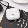 NEW Anrushide Cartoon Character Gesture Simple Cute Airpod Case Cool Earphone Luxury Cover for AirPods 2 3 Pro 2nd Generation Case Gift for Girl Boy. 